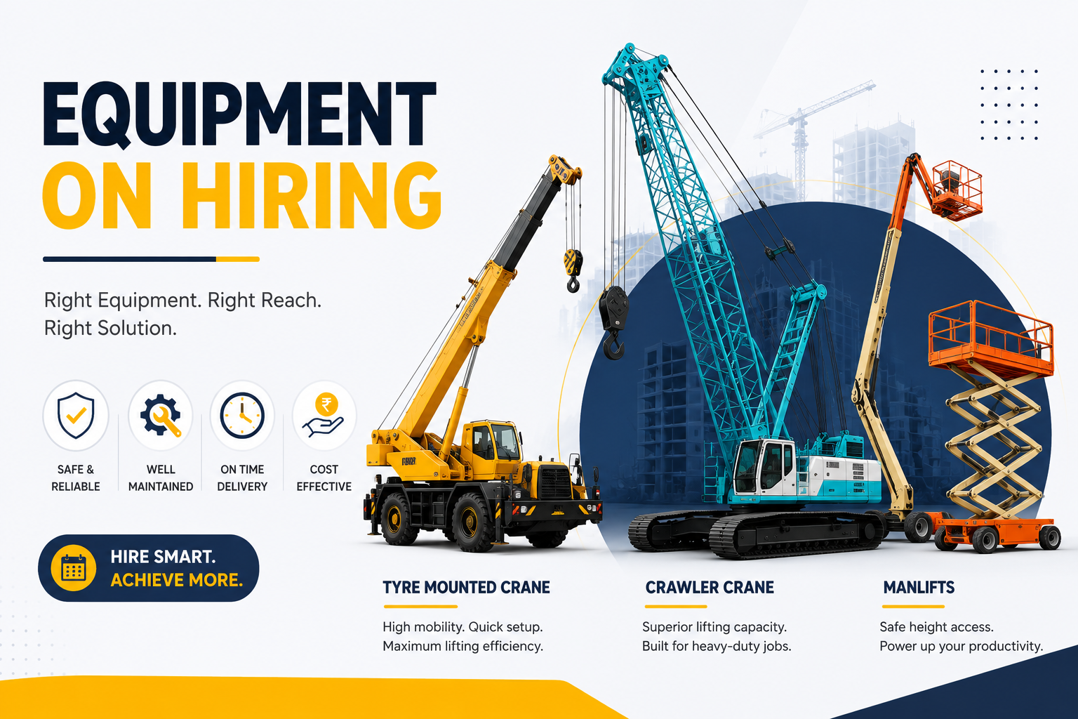 Equipment on Hiring